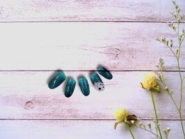 夏ネイル　ガラス　【11395】