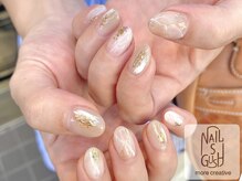 ネイルズガッシュ 蒲田東口店(NAILsGUSH)/ニュアンス/ワンホン/ミラー