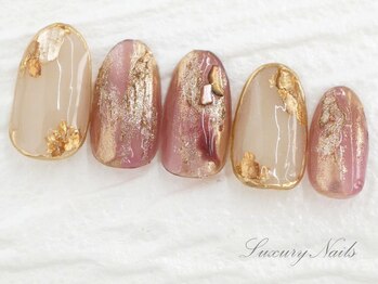 ラグジュアリー ネイルズ(Luxury Nails)/ニュアンス◇ピンクNail