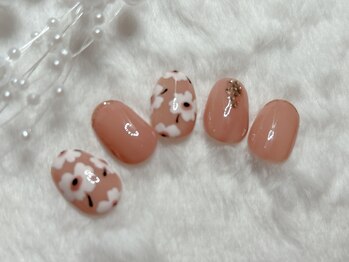 兎和ネイル(トワネイル)/マリメッコ風ネイル