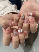 ジュアネイル(jouer nail)/トレンド☆羽　クローバーネイル