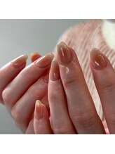 ジーナネイル 京都駅前(Zina nail)/チーク×ラメグラ