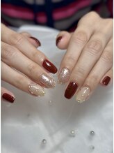 レイリーネイル(Reilly nail)/那覇ネイル/ボルドーネイル