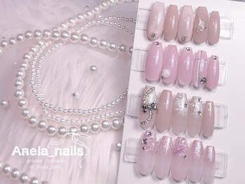 アネラ ネイルズ(Anela_nails)の写真/【最終受付21:00!!】Anela_nailsシンプルDesign定額コース★SNSで流行の指先が映える最新デザインが豊富♪
