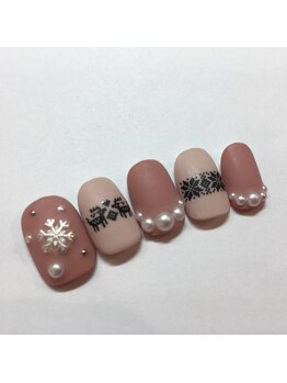 クリスタルネイル ボンベルタ橘店(CRYSTAL NAIL)/クリスマスネイル