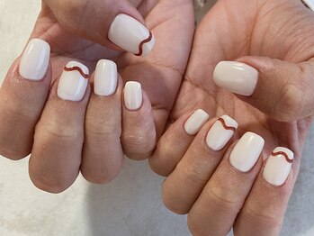 リコ ネイルアンドアイラッシュ 名古屋店(LICO NAIL&EYELASH)/◆ワンカラー+アート