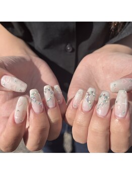 イン ザ ピンク サニー(in the pink SUNNY)/ハートネイル￥9900