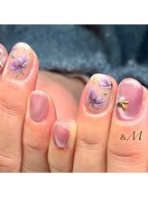 アンドエム(&M)/春ネイル