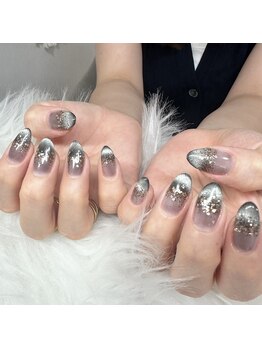 ステラネイル(Stela Nail)/ブラック×ゴールド