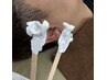 メンズ脱毛【耳毛WAX＋ヒゲ（全顔）脱毛】《2回目も使える》