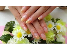 プルミエ ネイル(Premier Nail)/オレンジラメグラデーション