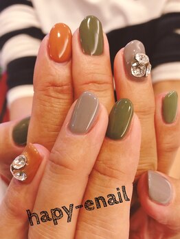 クレイハピィネイル(Cray hapy e nail)/秋ネイル★季節のカラー