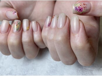 サロンレム(salon Rem.)/【パラジェル手書きフラワー】