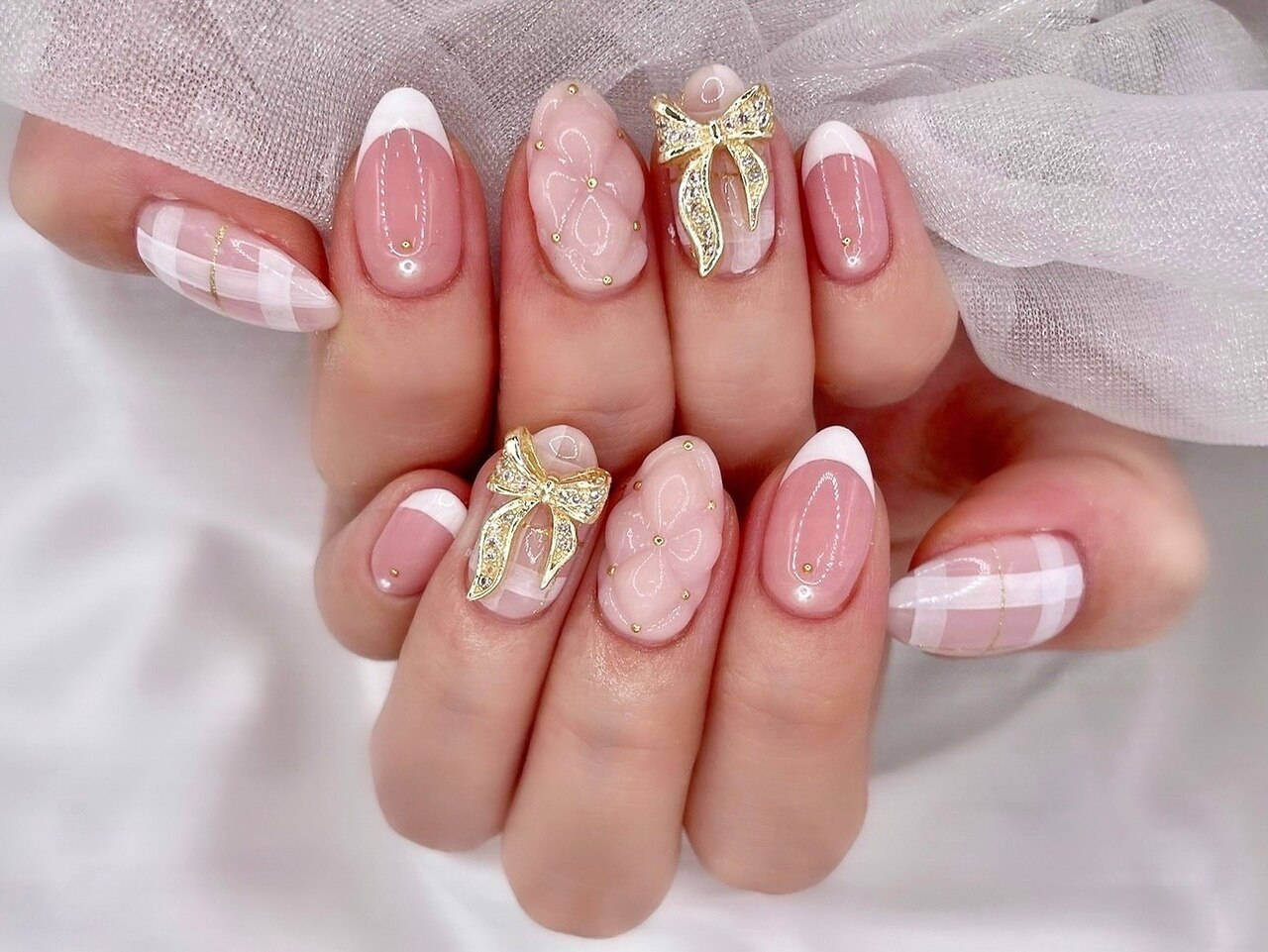 ガーリーネイル：PG006520972｜ラビィ 大阪店(Raviy)のフォト