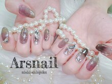 アルスネイル(Ars nail)/シースルーブラックネイル