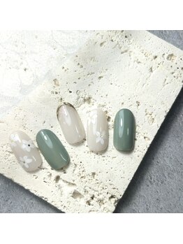 ミネット(Minette)/【定額】フラワーネイル