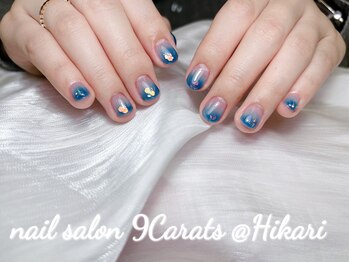 ナインカラット 神田店(9 Carats)/カラーグラデーションホロネイル