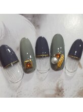 ネイルサロン リリオ(Nail Salon Ririo)/グレーネイル