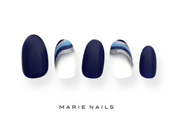 マリー ネイルズ いわきラトブ店(MARIE NAILS)/定額6,600円税込 ネイビー 0120b