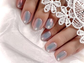 ネオリーブドレスネイルアンドアイラッシュ(Neolive dress nail&eyelash)/＊オーロラネイル＊新規¥6000