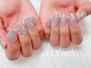 ユーネイルズ 恵比寿(Yu.NAILS.)/オーロラワンカラーネイル