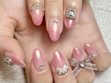ジェムネイル(Jem Nail)/ミラーグラデーション