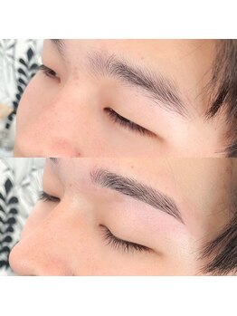 アンドスリー 原宿 表参道店(And Three)/パーマ＋WAX脱毛＋眉デザイン