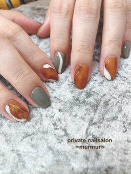 プライベート ネイルサロン マーマ(murmur)/べっ甲ネイル