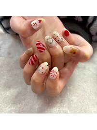 クリスマスネイル