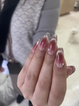 スカルプ長さ出し＋アート10本