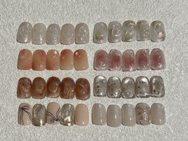 定額　ニュアンスネイル