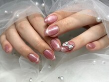 ラモ ネイル 大宮(Ramo)/フレンチマグ×リボンパーツ