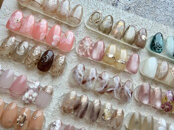 RE MORE【4/8 NEW OPEN(予定)】 の写真/季節感やトレンド感を取り入れた定額ネイルが大人気♪デザインが決まっていなくても予算に合せて選択可能！