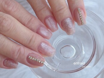 ピンクマグ×きらきらストーン