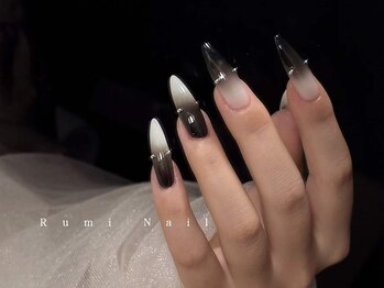 ワンホンネイル 新宿(Rumi Nail)/スモーキーグラデーション