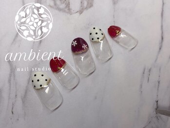 ネイルスタジオ アンビエント 表町店(Nail Studio ambient)/逆フレンチネイル