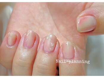 ネイルプランニング(Nail-Planning)/夏の旬 桃ネイル