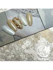 ☆ミラーフラワーネイル☆