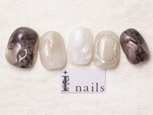 アイネイルズ 池袋店(I-nails)/グレージュインクネイル
