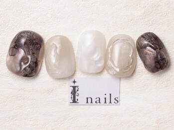 アイネイルズ 池袋店(I-nails)/グレージュインクネイル