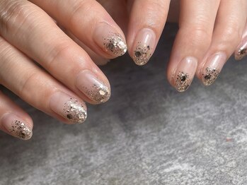 アリ(Ari33)/simple glitter gradation