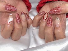 ラフィーユ(La feuille)/Xmas flash nail