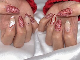 Xmas flash nail