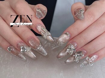 ゼン ネイル デザイン 池袋(ZEN NAIL DESIGN)/* 長 さだしやり放題×つけ放題