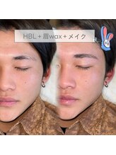 ランド(LAND)/【メンズ】HBL＋眉wax＋メイク