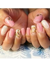 トータルサロン 白べぇーっ プラス/クリスマスネイル