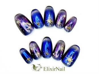 エリクサーネイル 神田(Elixir Nail)/ハンドやり放題/クーポン使用