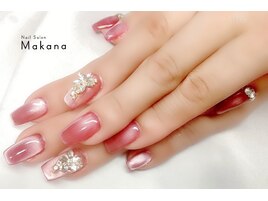 Flowerビジューネイル