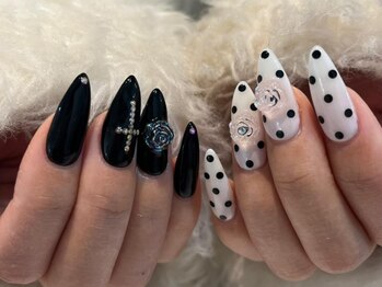 シェリーラメール 池袋店(cherie la mer)/モノクロネイル