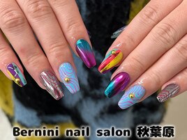 秋葉原ネイル/手描きネイル/銀座